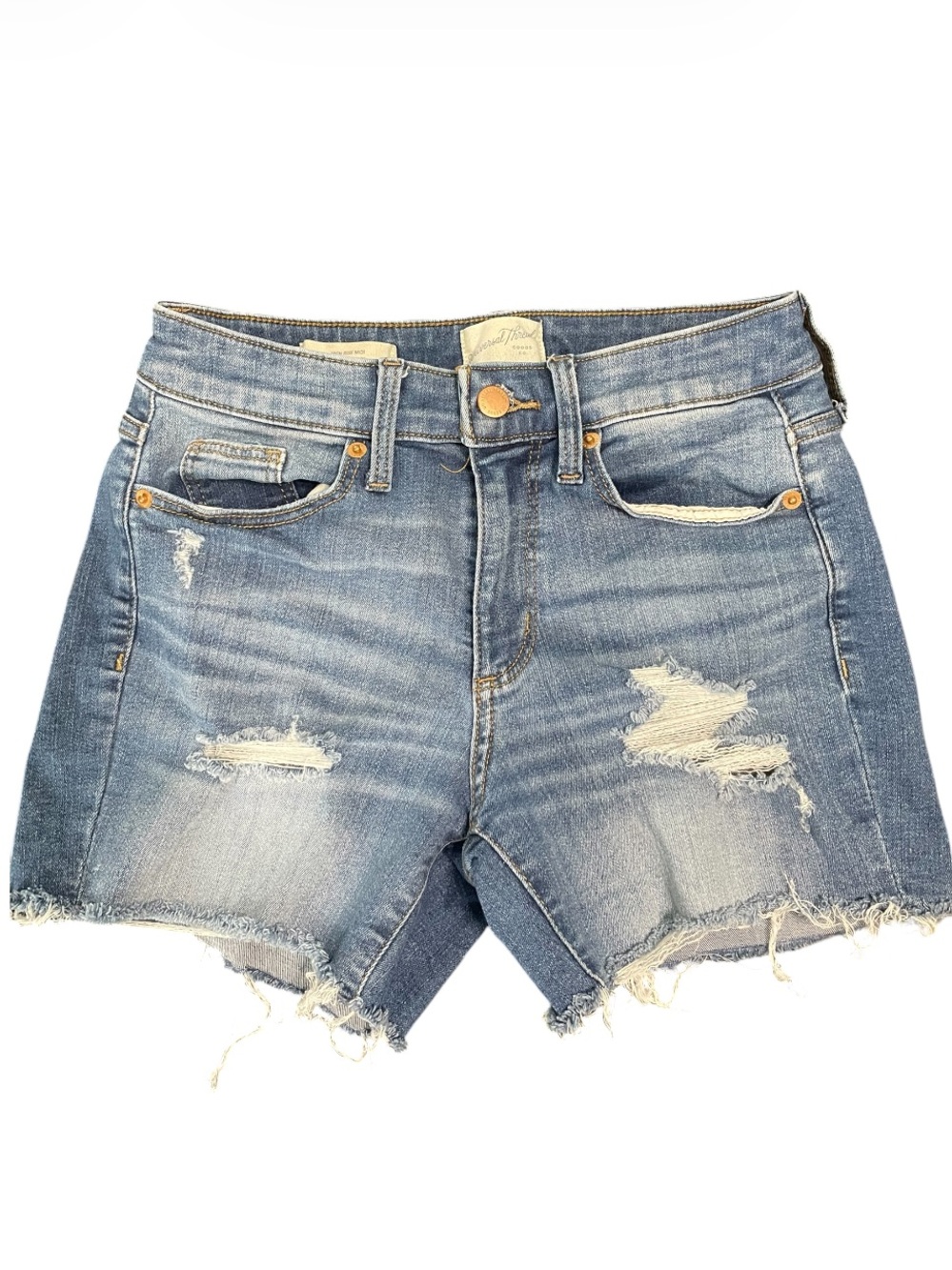 Universal Thread Distressed Light Blue Denim Cutoff Shorts